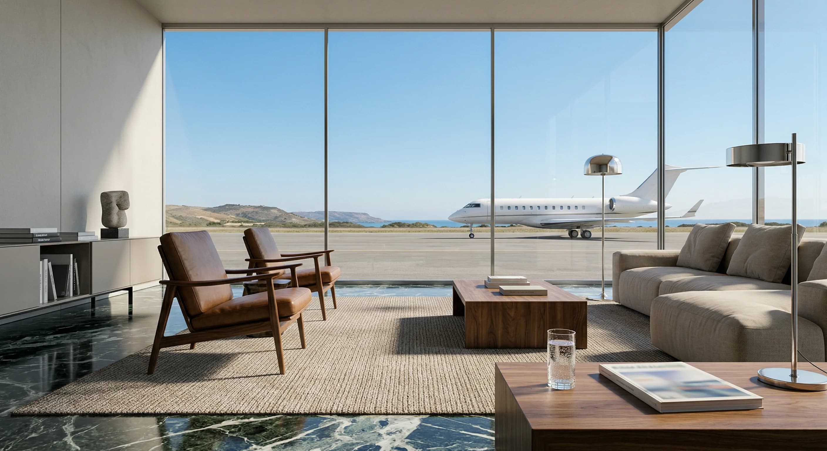 Private jet VIP lounge concierge — GIORIZZ mobility orchestration