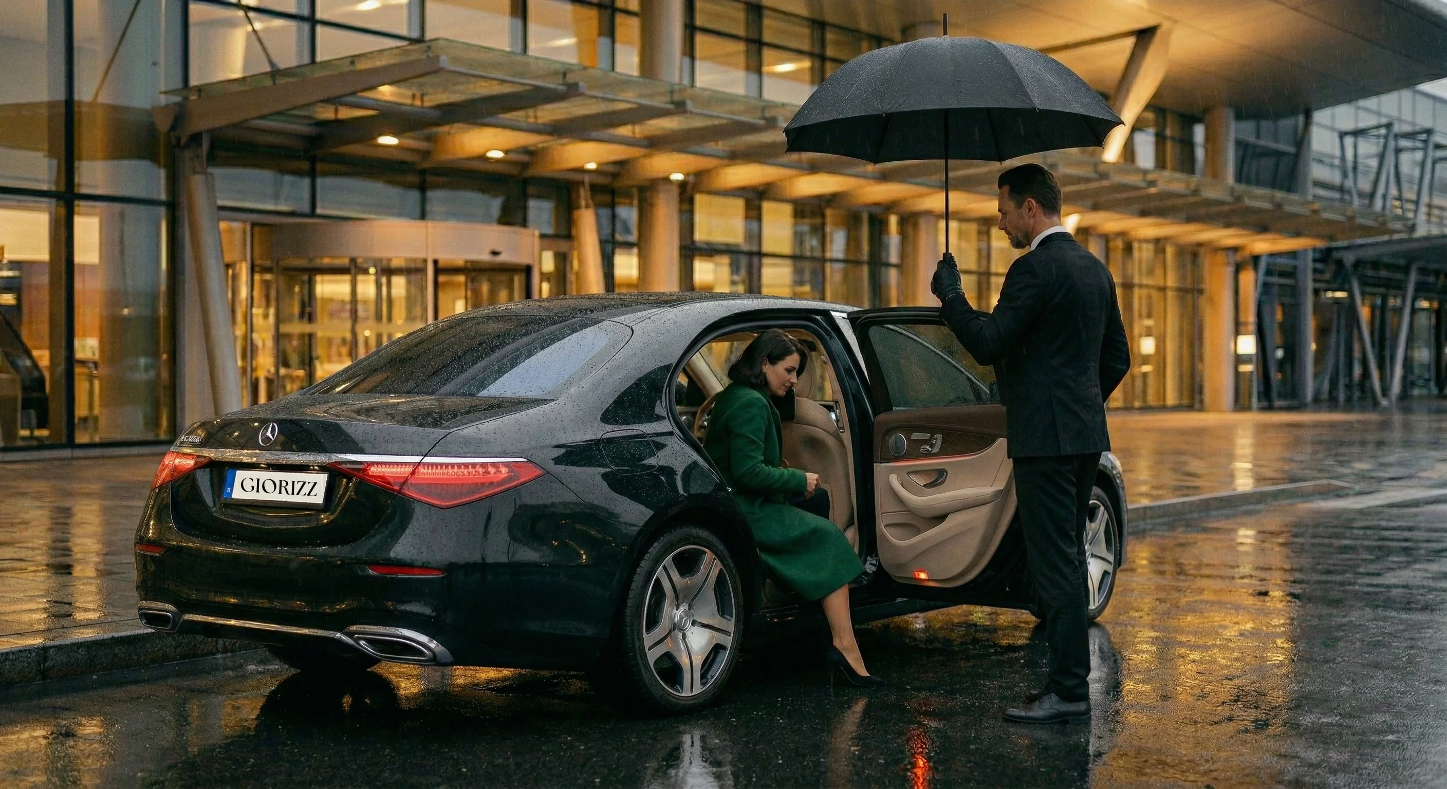 Chauffeur airport pickup in Sicily — all-weather transfer service