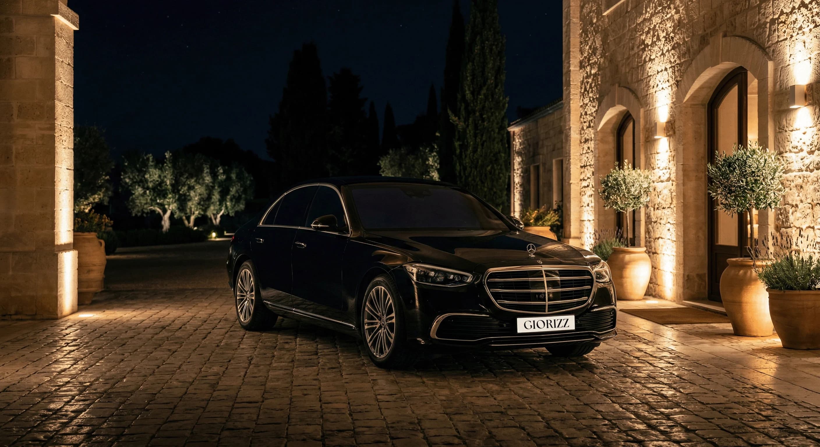 Luxury resort night chauffeur pickup — bespoke concierge service