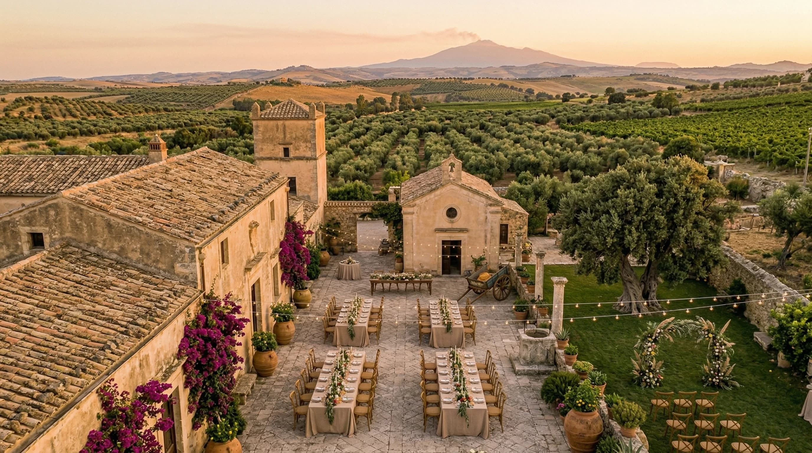 Countryside wedding venue in Sicily
